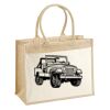 Cotton Pocket Jute Shopper Thumbnail