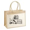 Cotton Pocket Jute Shopper Thumbnail