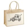 Cotton Pocket Jute Shopper Thumbnail