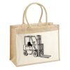 Cotton Pocket Jute Shopper Thumbnail
