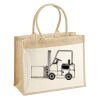 Cotton Pocket Jute Shopper Thumbnail