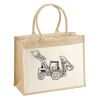 Cotton Pocket Jute Shopper Thumbnail