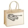 Cotton Pocket Jute Shopper Thumbnail