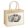 Cotton Pocket Jute Shopper Thumbnail