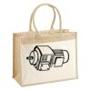 Cotton Pocket Jute Shopper Thumbnail