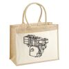 Cotton Pocket Jute Shopper Thumbnail
