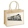 Cotton Pocket Jute Shopper Thumbnail