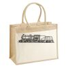 Cotton Pocket Jute Shopper Thumbnail
