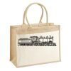 Cotton Pocket Jute Shopper Thumbnail