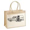 Cotton Pocket Jute Shopper Thumbnail