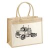 Cotton Pocket Jute Shopper Thumbnail