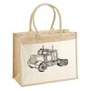 Cotton Pocket Jute Shopper Thumbnail