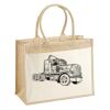 Cotton Pocket Jute Shopper Thumbnail