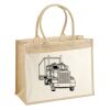 Cotton Pocket Jute Shopper Thumbnail