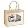 Cotton Pocket Jute Shopper Thumbnail