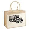 Cotton Pocket Jute Shopper Thumbnail