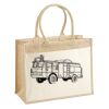 Cotton Pocket Jute Shopper Thumbnail
