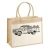 Cotton Pocket Jute Shopper Thumbnail