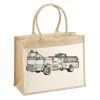 Cotton Pocket Jute Shopper Thumbnail