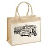 Cotton Pocket Jute Shopper Thumbnail