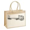 Cotton Pocket Jute Shopper Thumbnail