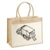 Cotton Pocket Jute Shopper Thumbnail