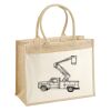 Cotton Pocket Jute Shopper Thumbnail