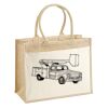 Cotton Pocket Jute Shopper Thumbnail