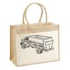 Cotton Pocket Jute Shopper Thumbnail