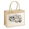 Cotton Pocket Jute Shopper Thumbnail