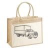 Cotton Pocket Jute Shopper Thumbnail
