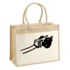 Cotton Pocket Jute Shopper Thumbnail
