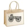 Cotton Pocket Jute Shopper Thumbnail