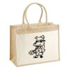 Cotton Pocket Jute Shopper Thumbnail