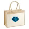 Cotton Pocket Jute Shopper Thumbnail