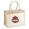 Cotton Pocket Jute Shopper Thumbnail