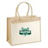 Cotton Pocket Jute Shopper Thumbnail
