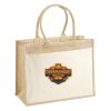 Cotton Pocket Jute Shopper Thumbnail
