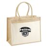 Cotton Pocket Jute Shopper Thumbnail