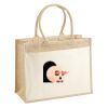 Cotton Pocket Jute Shopper Thumbnail