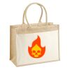 Cotton Pocket Jute Shopper Thumbnail