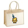 Cotton Pocket Jute Shopper Thumbnail