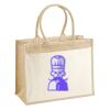Cotton Pocket Jute Shopper Thumbnail