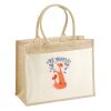 Cotton Pocket Jute Shopper Thumbnail