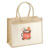 Cotton Pocket Jute Shopper Thumbnail