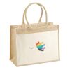 Cotton Pocket Jute Shopper Thumbnail