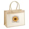 Cotton Pocket Jute Shopper Thumbnail