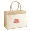 Cotton Pocket Jute Shopper Thumbnail