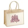Cotton Pocket Jute Shopper Thumbnail