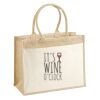 Cotton Pocket Jute Shopper Thumbnail